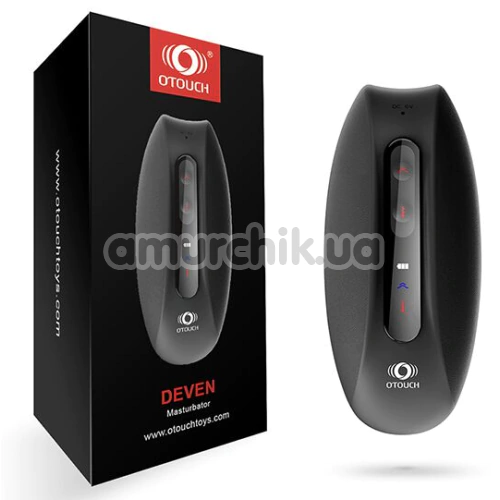 Мастурбатор з підігрівом Otouch Deven, чорний