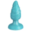 Анальна пробка SilexD Fantasy Liquid Silicone Plug Melty M, бірюзова - Фото №1