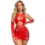 Платье Star Night Secret Garden Rhinestone Mini Dress, красное - Фото №1