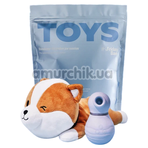 Чехол для хранения секс-игрушек Friday Bae Plush Shibae Wink Eyes, коричневый