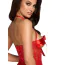 Комплект Kissable Sexy Kiss Babydoll Set, червоний: пеньюар + трусики-стрінги - Фото №4
