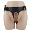 Двойной страпон с вибрацией Ultra Passion Harness Dual Penis Strap On 6.2, телесный - Фото №3