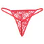 Трусики-стринги Star Night Net Bikini Panties, красные - Фото №6