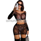 Комплект JSY Sexy Lingerie WW7251, черный: топ + юбка - Фото №1