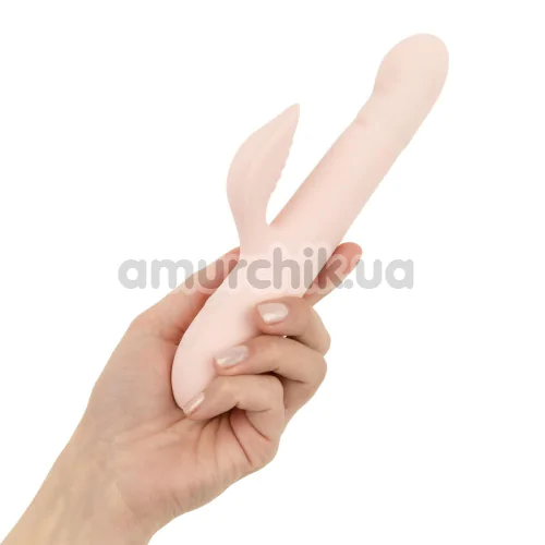 Вібратор з поштовхами Good Vibes Only Shai, персиковий