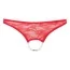 Трусики-стрінги Cottelli Collection Lingerie Lace G-string Pearls 2320967, червоні - Фото №3