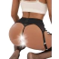 Комплект Star Night Lace Garter Panty, чорний: пояс для панчіх + трусики-стрінги - Фото №2