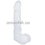 Фалоімітатор Crystal Clear Dildo 8 inch - Фото №1