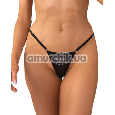 Трусики-стринги Obsessive Violami Want To Sin, черные - Фото №1