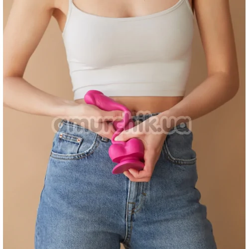 Фаллоимитатор Strap-On-Me Sliding Skin Realistic Dildo M, розовый