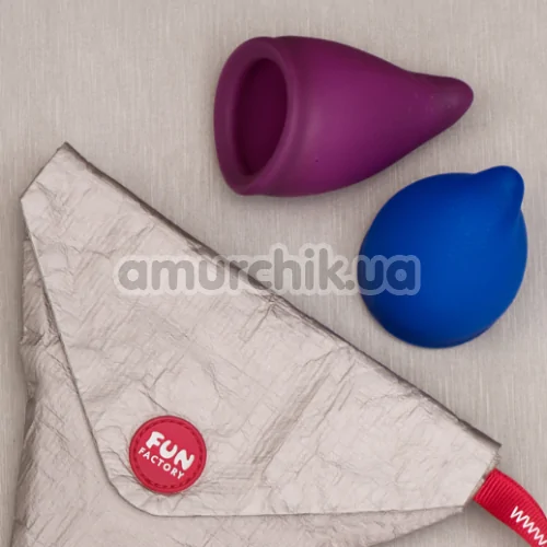 Менструальная чаша Fun Factory Fun Cup Menstrual Cup А, голубая