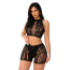 Комплект JSY Sexy Lingerie WW7255, черный: топ + шорты - Фото №1