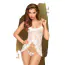 Комплект Penthouse Lingerie Flawless Love, белый: пеньюар + трусики-стринги - Фото №1