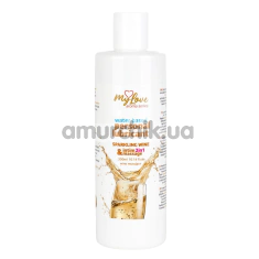 Масажний лубрикант MyLove Aroma Series Personal Lubricant 2in1 Sparkling Wine - шампанське, 300 мл - Фото №1