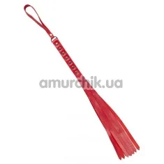 Батіг S&M Fancy Leather Flogger 131, червоний - Фото №1