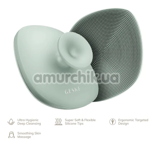 Щітка для тіла Geske Body Brush 4 in 1 Suction Mount, зелена