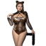 Костюм кошечки JSY Sexy Lingerie P61127, леопардовый: боди + ушки - Фото №1