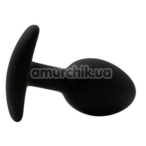 Анальная пробка Alume Silicone Classic Plug S, черная