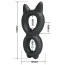 Эрекционное кольцо Crazy Bull Super Soft Silicone Toran, черное - Фото №6
