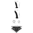 Набор страпонов Strap-On Kit For Playgirls Two Dildos, фиолетово-розовый - Фото №12