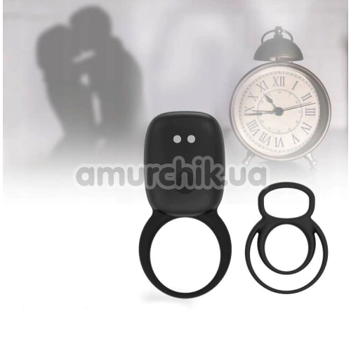 Набор эрекционных колец для члена Love Magic Hank Vibraor Penis Ring, черный