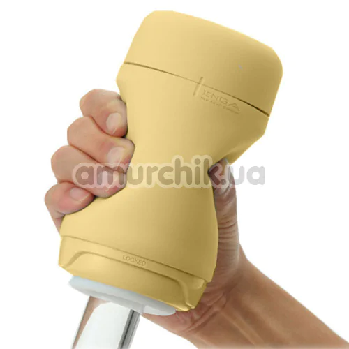 Мастурбатор Tenga Puffy Custard Yellow, желтый