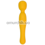 Універсальний вібромасажер Sweet Em Velvet Lure Soft Touch Wand, жовтий - Фото №1