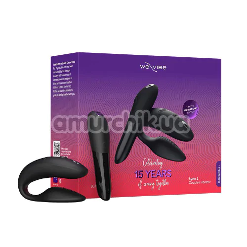 Набор We-Vibe 15 Years Anniversary Collection: We-Vibe Tango X + We-Vibe Sync 2, черный