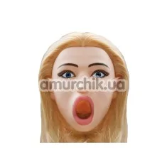 Секс-кукла с вибрацией Kayden's Deep Throat Inflatable Doll - Фото №1