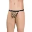 Трусы-стринги мужские Mens Thongs 4528, крупные леопардовые