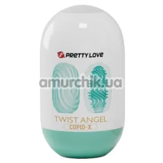 Мастурбатор Pretty Love Cupid-Х Twist Angel, бирюзовый - Фото №1