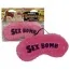 Маска на глаза Pluschaugenmaske Sex Bomb pink
