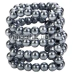 Эрекционное кольцо Ultimate Stroker Beads, серебряное - Фото №1