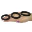 Набір ерекційних кілець Power Plus Cock Ring Series, чорний - Фото №4