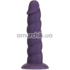 Фаллоимитатор Addiction Fantasy Unicorn Dildo 7  + вибропуля Power Bullet, фиолетовый - Фото №1