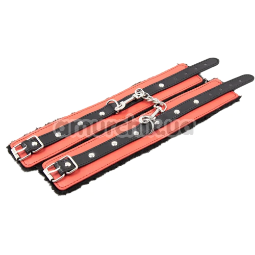 Бондажний набір Bondage Sex Toy Kit, чорно-червоний