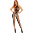 Комбинезон Leg Avenue Backless Halter Bodystocking, черный - Фото №1
