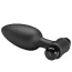 Анальная пробка с вибрацией MR Play Vibrating Anal Plug, черная - Фото №4