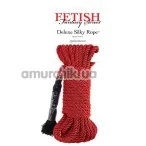 Верёвка Fetish Fantasy Series Deluxe Silky Rope, красная - Фото №1