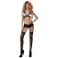 Комплект Livia Corsetti Fashion Belita чорний: бюстгальтер + трусики-стрінги + пояс для панчіх - Фото №2