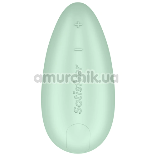 Клиторальный вибратор Satisfyer Drop To Go, зеленый