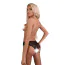 Трусики Daring Intimates Nicolette Crotchless Panty, черные - Фото №3