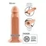 Насадка на пеніс Fantasy X-tensions 8 inch Silicone Hollow Extension - Фото №8