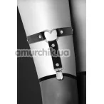 Підв'язка Bijoux Pour Toi With Heart, чорна - Фото №1
