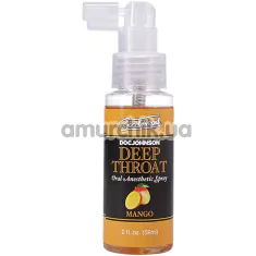 Розслабляючий спрей для мінету GoodHead Deep Throat Spray Mango - манго, 59 мл - Фото №1