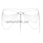 Прикраса для тіла Bijoux Indiscrets The Magnifique Collection Waist Chain, срібна - Фото №1