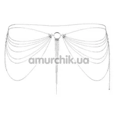 Прикраса для тіла Bijoux Indiscrets The Magnifique Collection Waist Chain, срібна - Фото №1