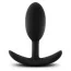 Анальная пробка Anal Adventures Platinum Vibra Slim Plug Medium, черная - Фото №1