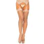Панчохи Leg Avenue Kumi Net Thigh High Stockings, тілесні - Фото №1