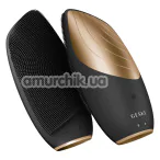 Ультразвуковая щетка для лица Geske Sonic Thermo Facial Brush 6 in 1, серо-золотая - Фото №1